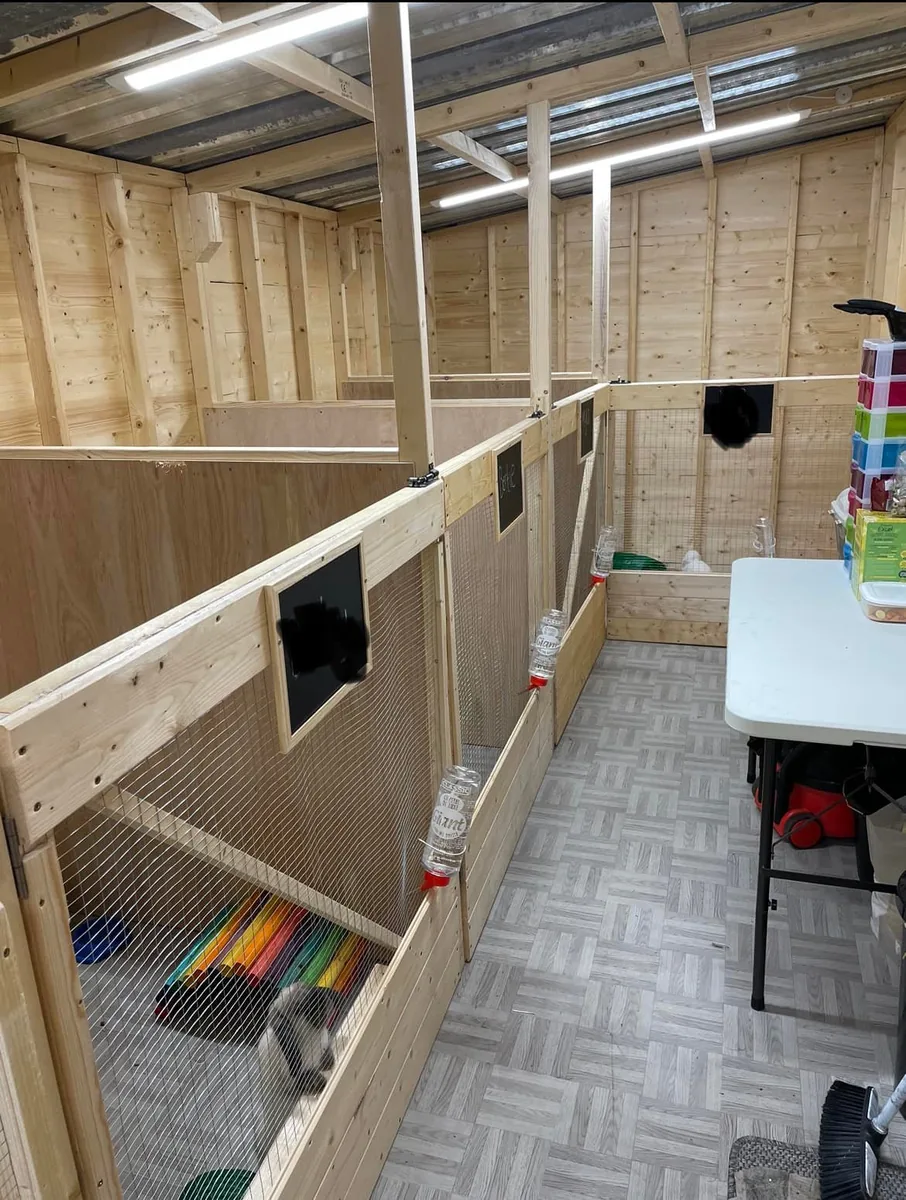 Secure small pet boarding accommodation